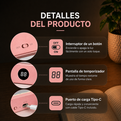 Página de luz para leer de noche